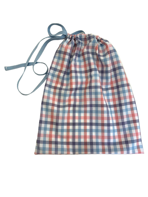 Pijama carouri albastre